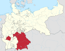Regno di Baviera - Localizzazione