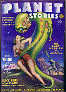 Portada de Alexander Leydenfrost para Planet Stories, primavera de 1942.