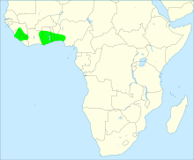 Ahanta spurfowl distribution map.svg