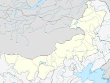 Map showing the location of 中国酒泉卫星发射中心