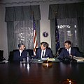 The Shah with John F. Kennedy and Robert McNamara in 1962