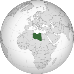 Vị trí của Libya