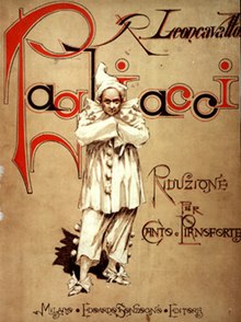Une affiche représentant un homme habillé tout en blanc avec un bonnet et des vêtements bouffants.