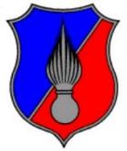 A flaming grenade is the symbol of the gendarmerie forces