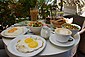 מזון ומשקאות בארוחת בוקר ישראלית