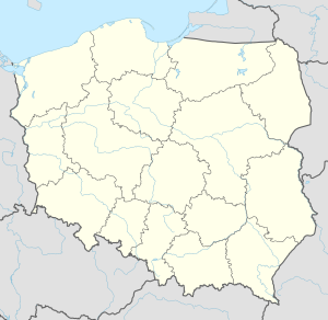 Журавиця. Карта розташування: Польща