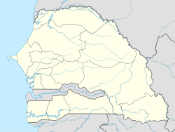 达喀尔在塞內加爾的位置