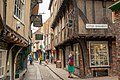 Intersection of Shambles and Little Shambles streets, York, England