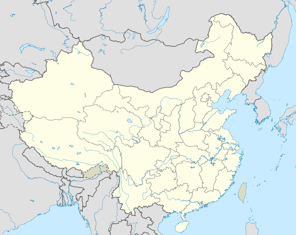 西湖在中國的位置