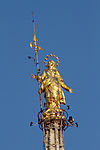 Statua Virginis Mariae super cathedrale Mediolanensi urbis et ecclesiae mediolanensis imago