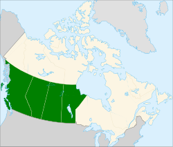 Tây Canada, được xác định chính trị
