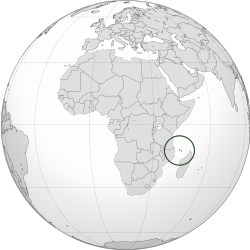Vị trí của Comores
