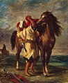 Марокканець сідлає коня, Ермітаж.