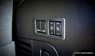 Folding seat controls