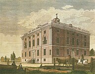 House intended for the President, Philadelphia, Pennsylvania (1790s). Built to be the permanent presidential mansion, it was not used by any president.