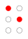 ⠑ (braille pattern dots-15)