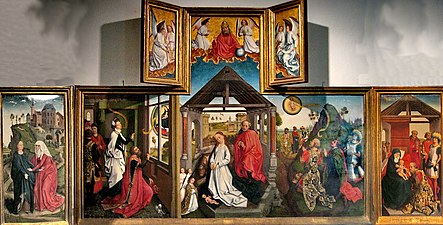 Rogier van der Weyden, Polyptych with the Nativity, c. 1450