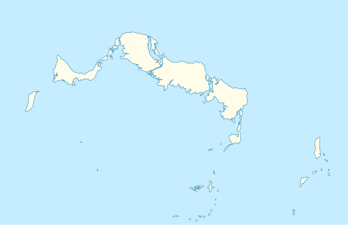 Mapa konturowa Turks i Caicos