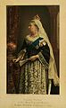 A 1887 souvenir portrait of Queen Victoria as Empress of India, 30 years after the Great Uprising.