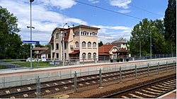 A szárszói vasútállomás