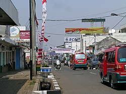 Main street in Cianjur