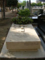 Mormântul lui Eugen Ionescu / Eugène Ionesco, în cimitirul parizian Montparnasse.