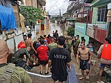Flood rescue operation in Zamboanga City
