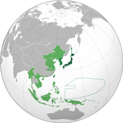 Японії: історичні кордони на карті