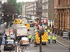 Ambulances at Russell Square, London, after the 7 July 2005 bombings