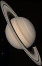 ボイジャー2号が撮影した土星