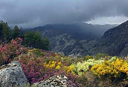 The Serra da Estrela, the highest mountain range on continental Portugal