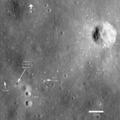 Apollo 14 landing site, 2009 photograph by Lunar Reconnaissance Orbiter