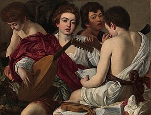 Caravaggio, The Musicians, 1595