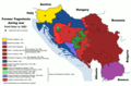 Карта Југославије током рата.