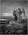 Jakob wrakselet mei de ingel - 1855