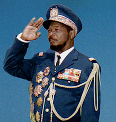 Jean-Bédel Bokassa in 1970