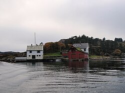 View of the coastal area near Telavåg