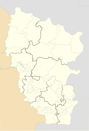 Лисичанськ. Карта розташування: Луганська область