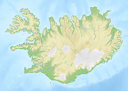 Location of Skorradalsvatn in Iceland.