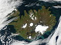 Δορυφορική εικόνα της Ισλανδίας: 9 Σεπτεμβρίου 2002