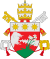 Pius VI's coat of arms