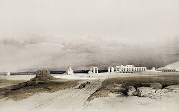 176. Ruins of the Memnonium, Thebes.