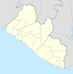Gbarnga is located in Liberia