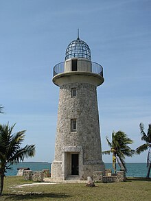 Stone tower resembling a lighthouse