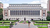 Butler Library at Columbia University in New York City (finished in 1934)