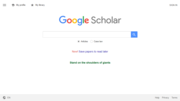 Thumbnail for Google Scholar