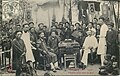 Razglednica, ki prikazuje dan volitev v Hanoju v času francoske Indokine, okoli leta 1910