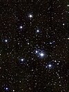 Hviezdy v otvorenej hviezdokope M41
