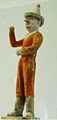 Statuie din ceramică înfățișând un comerciant tohar, nordul Chinei, secolul 7 d.Hr.
