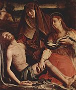 Lamentación sobre Cristo muerto, de Bronzino (ca. 1528-1530).